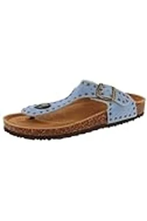 De Fonseca Infradito Donna In Pelle con Fodera Nylex, Chanclas Mujer, , 38 EU