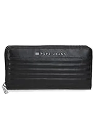 Pepe Jeans Biker Billetero con Tarjetero 19,5x10x2 cms Poliéster con Detalles en Piel Sintética by Joumma Bags