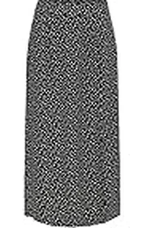 ONLY Falda Larga de Cintura Alta con elástico y Aberturas Laterales, Mujer, Color: , Talla:XS