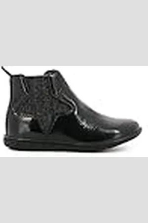 Kickers Bonbon-2, Botas Unisex niños, Negro (Noir Vernis Perm 83), 34 EU