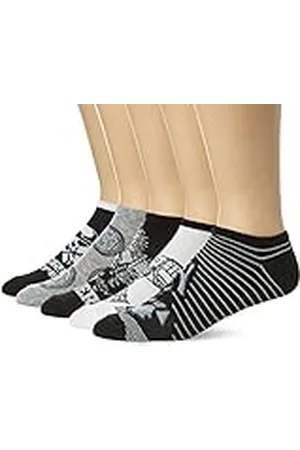 STAR WARS De hombre, 5 unidades no show calcetines - negro