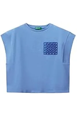 Benetton T-Shirt 3jfac10pd Camiseta, , 140 cm para Niñas