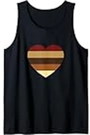 Urban Classic Trends Lindo gráfico temático de cosecha de otoño con rayas Camiseta sin Mangas