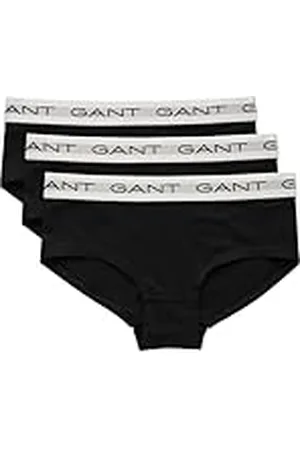 GANT Hipster Briefs 3-Pack Ropa Interior a la Cadera, , 158-164 para Niñas