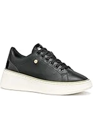 Geox D SUNNETTY A, Zapatillas Mujer, Black, 38 EU