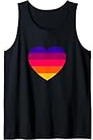 Urban Classic Trends Lindo Cinco Colores Rayas Tema Calor Eléctrico Gráfi Camiseta sin Mangas