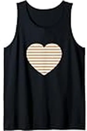 Urban Classic Trends Bonito gráfico minimalista de rayas blancas y marrón pastel claro Camiseta sin Mangas