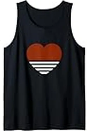 Urban Classic Trends Bonito gráfico minimalista retro con rayas marrones atrevidas Camiseta sin Mangas