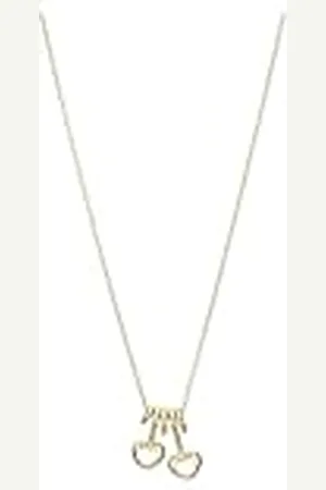 THUN Collar con dos corazones - metal - Colección Dedicado a ti - 40 + 5 cm