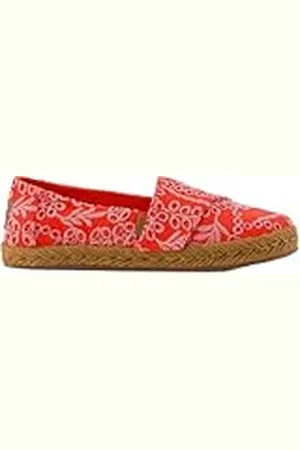 TOMS Rope 2.0, Alpargata sin Cordones Niñas, Red, 34 EU
