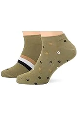 HUGO BOSS 2P AS Letters CC, Calcetines de los hombres,