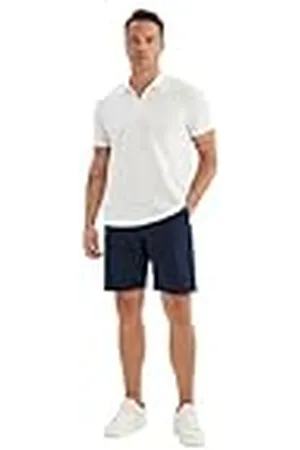 DeFacto Herren Bermuda Shorts Chino Kurze Hosen-Stretch Jorts Hose Pantalones Cortos, , 34 Hombres