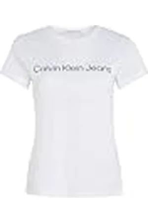 Calvin Klein Jeans Core INSTIT Logo Slim FIT tee J20J220253 Camisetas de Manga Corta, , XXL para Mujer