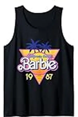 Barbie Logotipo retro de verano de 1987 con diseño de California Dream Camiseta sin Mangas