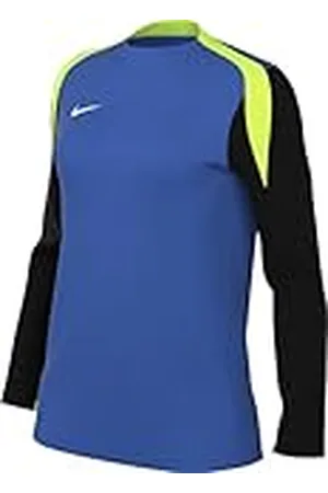 Nike FD7567-463 W NK DF STRK24 Crew Top K Sweatshirt Mujer Royal Blue/Volt/Black/White Tamaño M