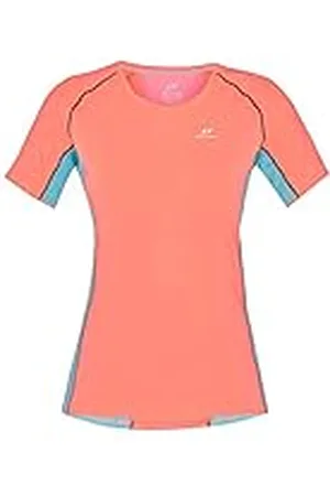 pro touch Gaisa T-Shirt Camiseta para Mujer, Naranja neón/Turquesa, 42