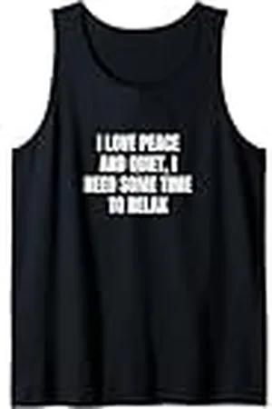 Statement Blend Amo la paz y la tranquilidad, necesito un tiempo para relajarme Camiseta sin Mangas