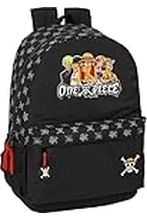 Safta ONE PIECE - Mochila Escolar Infantil, Ideal para Niños de Diferentes Edades, Cómoda y Versátil, Calidad y Resistencia, 30x14x46 cm, Color