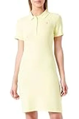 Tommy Hilfiger Vestido Tipo Polo para Mujer 1985 Slim Pique Slim Fit, , L