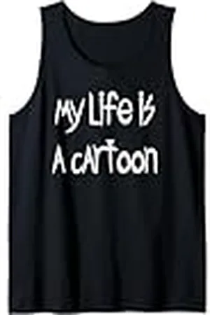 Buy Cool Shirts Mi vida es una caricatura Camiseta sin Mangas