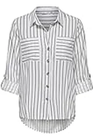 ONLY Asmin Shirt L/S Wvn Noos Camisa De Manga Larga Y Ajuste Estándar para El Diario, , M Mujeres