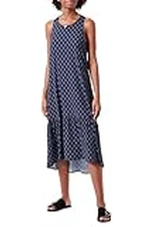 Emporio Armani Long Dress Logo Print Cover-Up Mujer, , L-XL