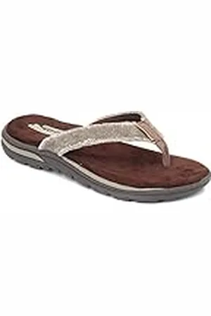 Skechers Supreme - Bosnia, Chancleta Hombre, Marrón (CHOC), 45 EU
