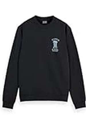 Scotch&Soda Left Chest Artwork Sweatshirt Sudadera, , XXL para Hombre