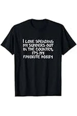 Statement Blend Me encanta pasar mis veranos en el campo, es mi... Camiseta