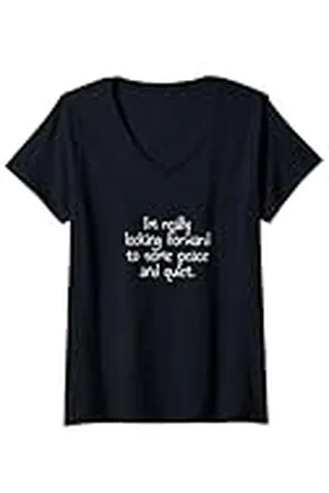 Statement Blend Mujer Tengo muchas ganas de paz y tranquilidad. Camiseta Cuello V