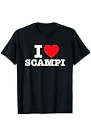 MY HEART Amo a Scampi Camiseta
