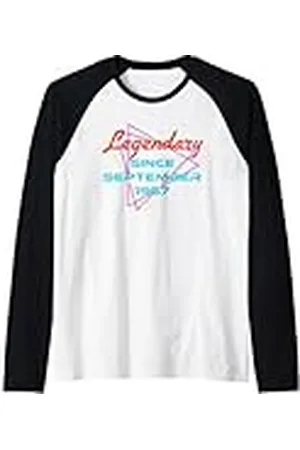 Legend Since Birthday Legendary Since September 1957 Camiseta Manga Raglan
