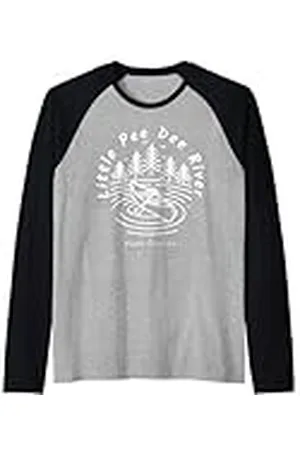 YO MINUS Little Pee Dee River Carolina del Sur Camiseta Manga Raglan
