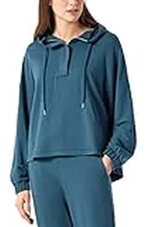 Schiesser Langarmshirt Camiseta de Pijama, , 36 para Mujer