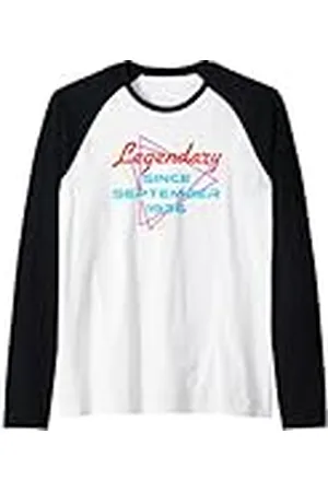 Legend Since Birthday Legendary Since September 1936 Camiseta Manga Raglan