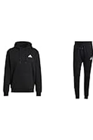 adidas Hombre Essentials Fleece Hoodie and Fleece Regular Tapered Pants