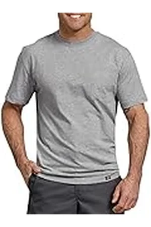 Dickies Cuello Redondo Pesado de Manga Corta para Hombre, Brezo, Medium