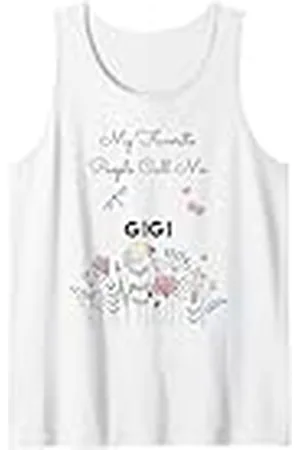 Glorious Grandma Names Regalo floral de My Favorite People Call Me Gigi para mamá y abuela Camiseta sin Mangas