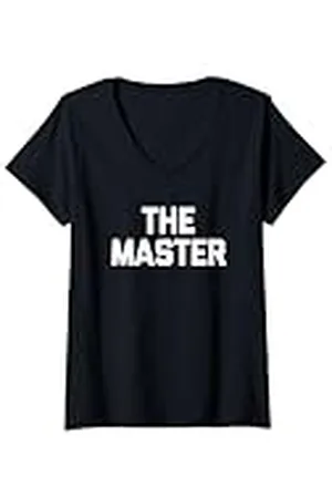 Funny Shirt With Saying & Funny T-Shirts Mujer The Master T-Shirt divertido dicho sarcástico novedad humor cool Camiseta Cuello V