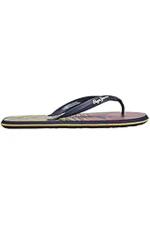 Pepe Jeans Whale Palm Chanclas para Hombre, Azul (Navy), 8
