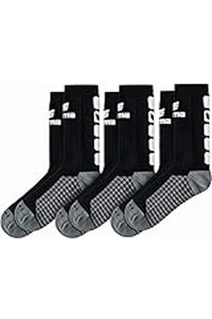 Erima 2181910 Calcetines, Unisex niños, Negro/Blanco, 35-38