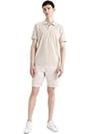 DeFacto Herren Bermuda Shorts Chino Kurze Hosen-Stretch Jorts Hose Pantalones Cortos, , 30 Hombres