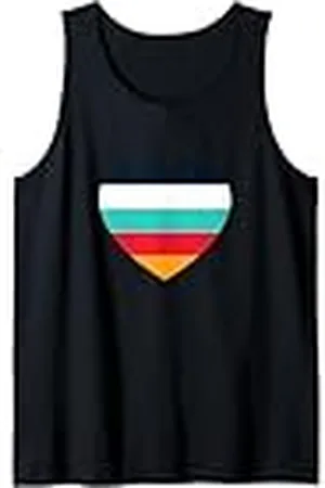 Urban Classic Trends Lindo Cinco Colores Rayas Bold Horizon Tema Gráfico Minimal Camiseta sin Mangas