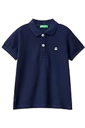 Benetton Camiseta Polo M/M 3089g3008, POLO DE MANGA CORTA Niños, Azul (Blu Notte 252), XX
