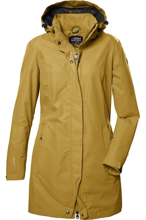 Killtec Mujer Chaqueta Funcional/chaqueta De Invierno Con Capucha Con Cremallera KOW 140 WMN JCKT, Dunkelsenf, 48, 37411-000