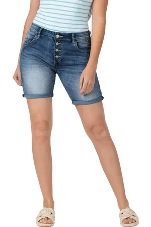 Camisetas Mujer Verano Camiseta Básica TOM TAILOR Denim Con Estampado Para Mujer - Tallas XS A XXL Camiseta Básica Mujer Denim