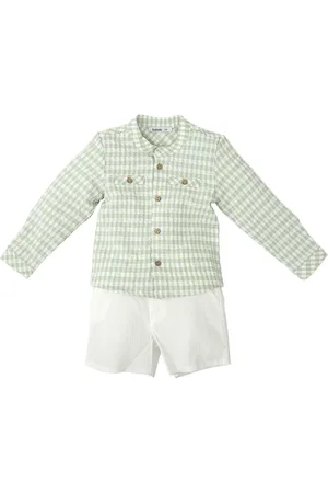 Pantalon Corto Niño Blanco Conjunto De Bebu00e9 Niu00f1o Con