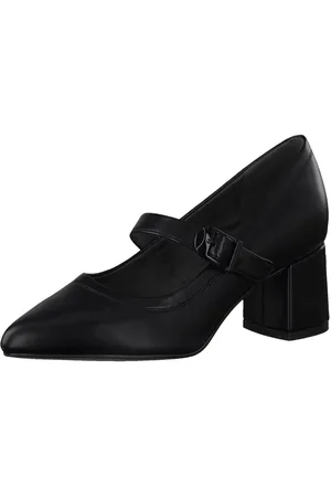 Bomber Mujer Negra Zapatos De Tacón Jana Para Mujer Comodidad