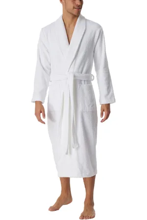 Schiesser Bademantel Albornoz, Azul (Dunkelblau 803), 50 Hombres