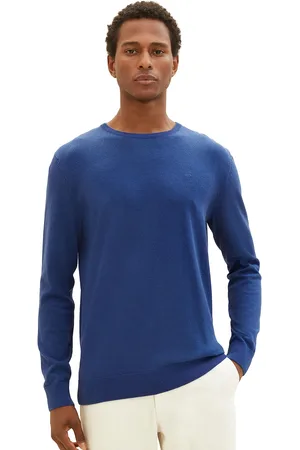 Jersey Básico De Punto TOM TAILOR Para Hombre - Casual, Cómodo Y En Tallas De S A 3XL